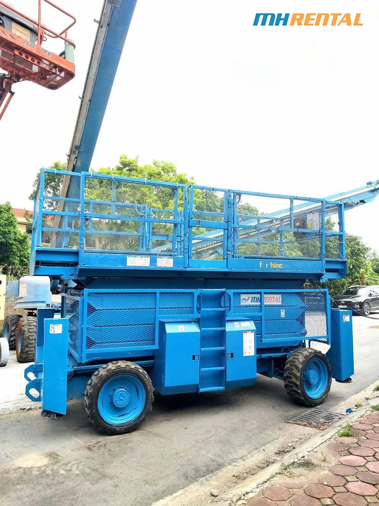 Xe nâng người hãng Genie dạng Cắt kéo địa hình
