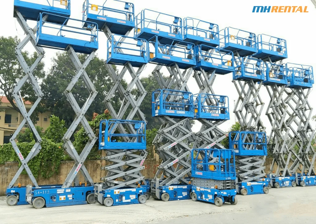 Xe nâng người hãng Genie dạng Cắt kéo