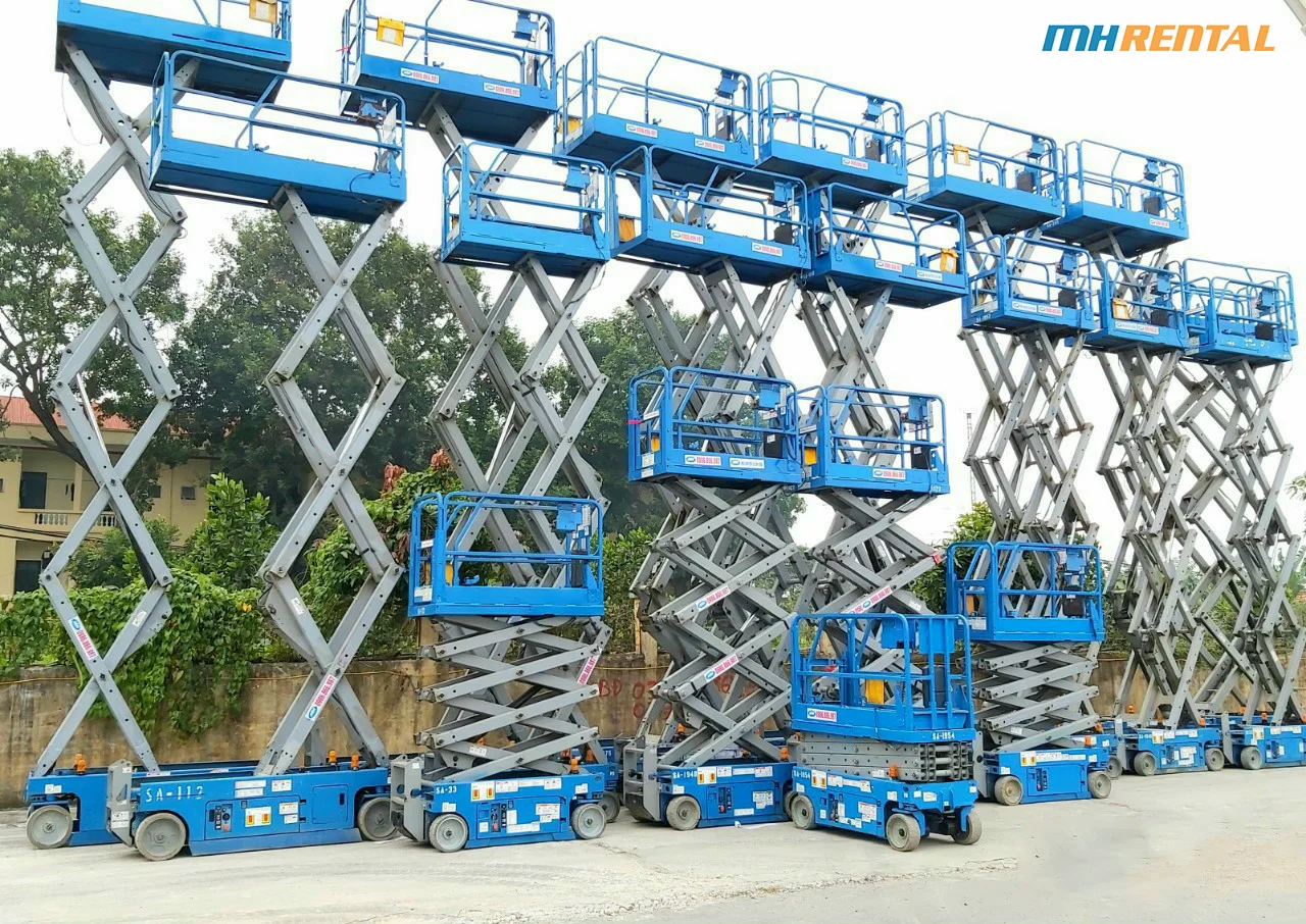 Xe nâng người hãng Genie dạng Cắt kéo