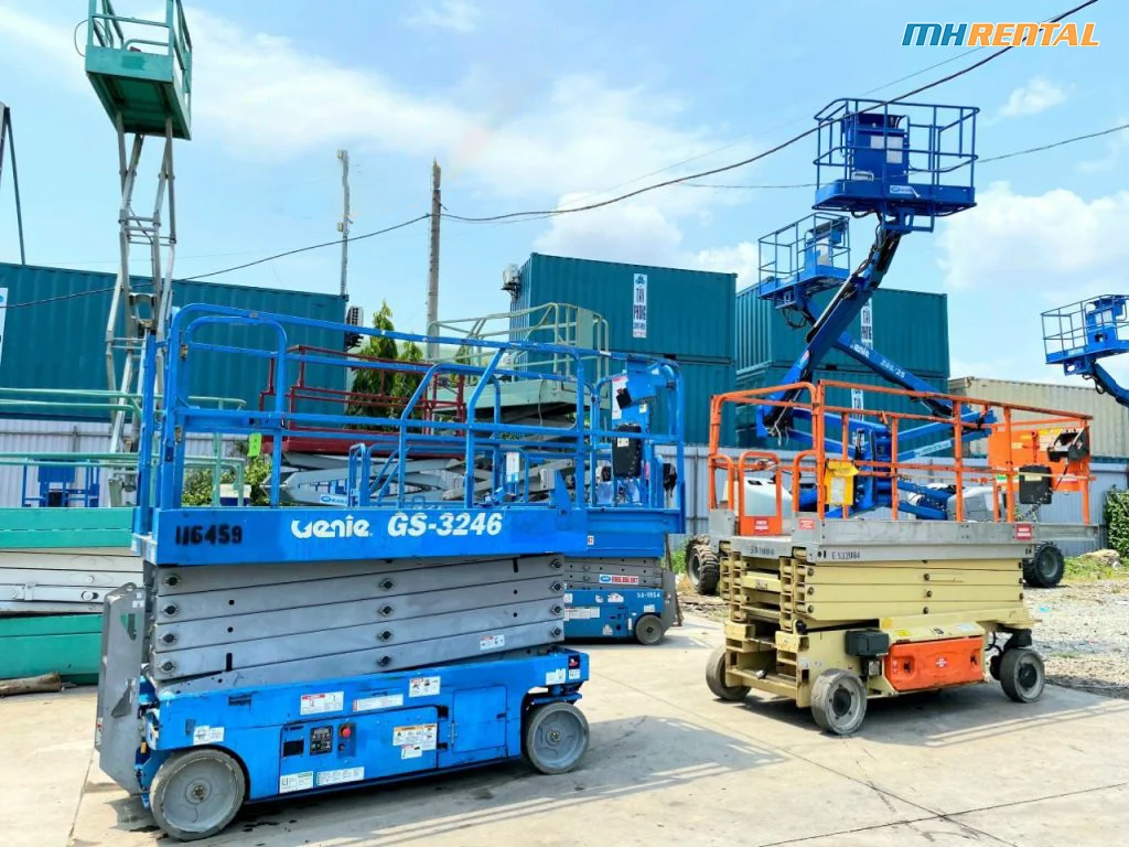 Cho thuê xe nâng người ở KCN Vsip I