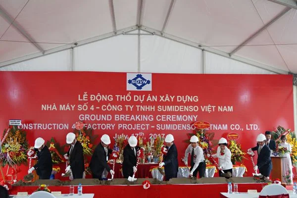 Xây dựng nhà máy số 4 - tại KCN Đại An