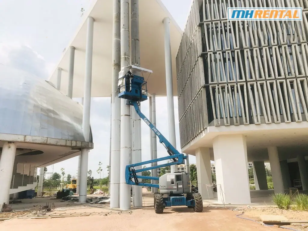 Xe nâng người 16m tại đại học việt đức, bình dương