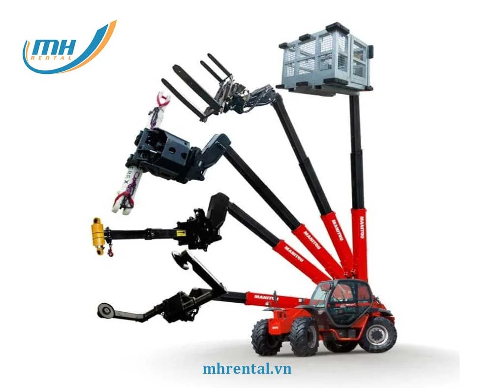 xe nâng telehandler linh hoạt và đa năng