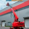 Xe nâng người Boom Lift dạng Ống Lồng