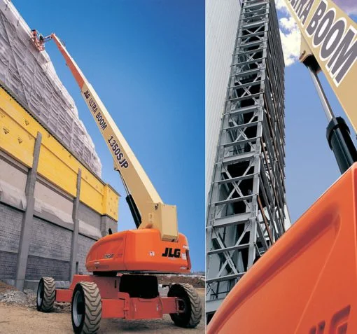 Xe nâng người 43m làm việc