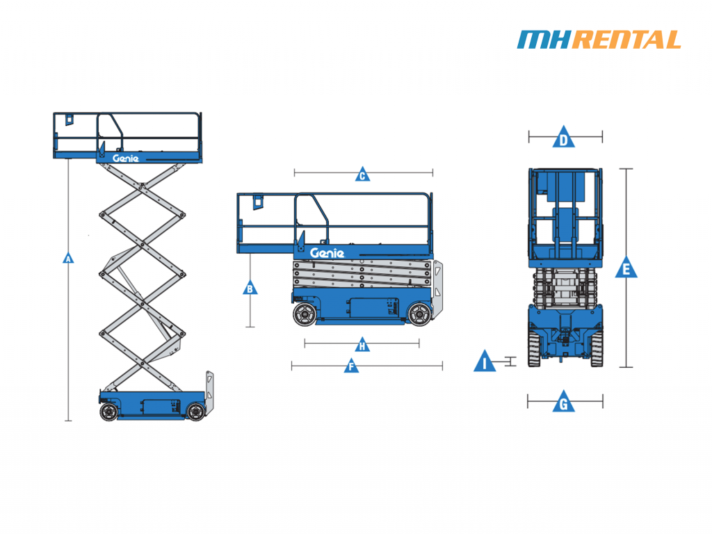 Hình ảnh xe nâng người 10M