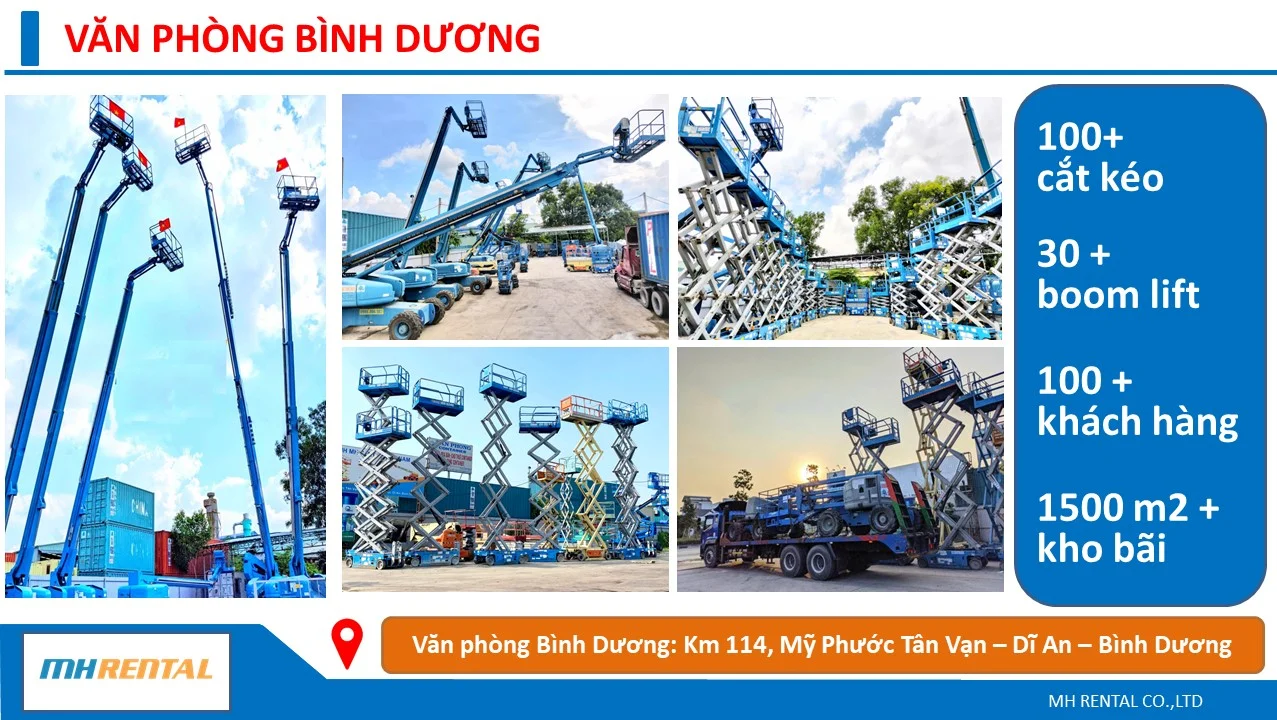 Văn phòng MH Rental tại Bình Dương