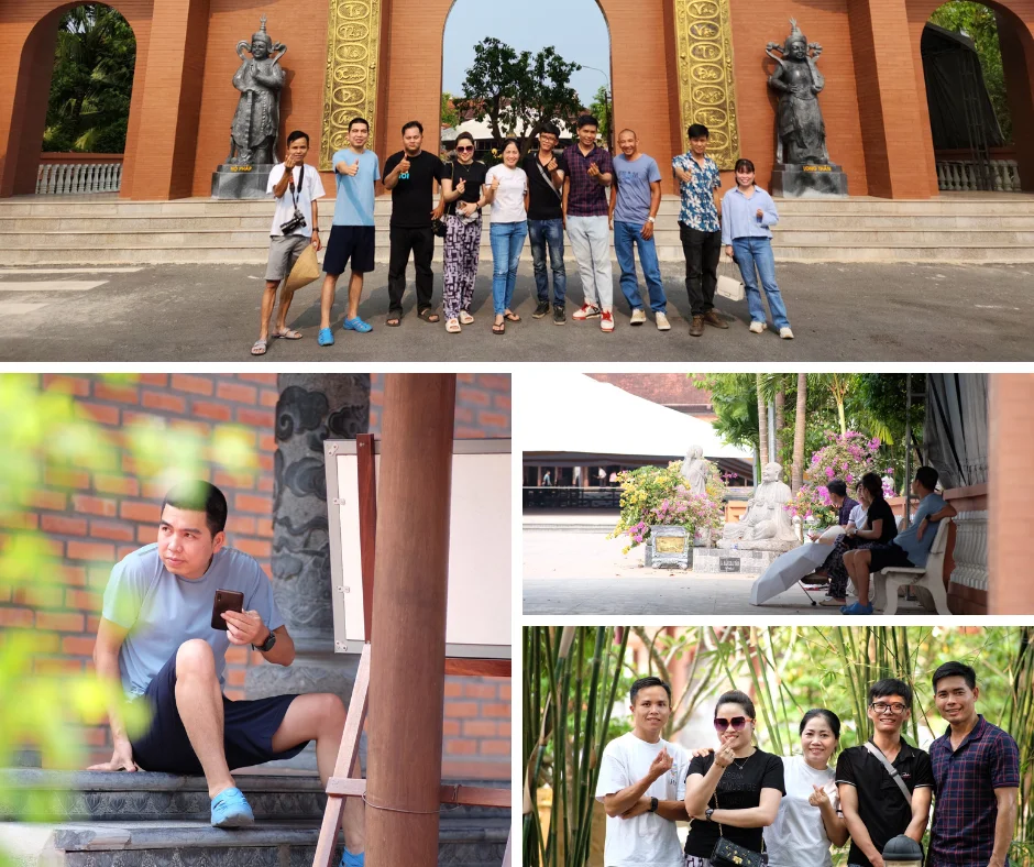 Tham quan di tích Thiền viện Trúc Lâm Phương Nam.