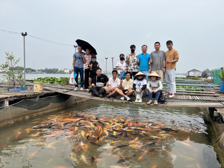 Đội ngũ chi nhánh miền Nam trong chương trình Team Building tại Cần Thơ năm 2023.
