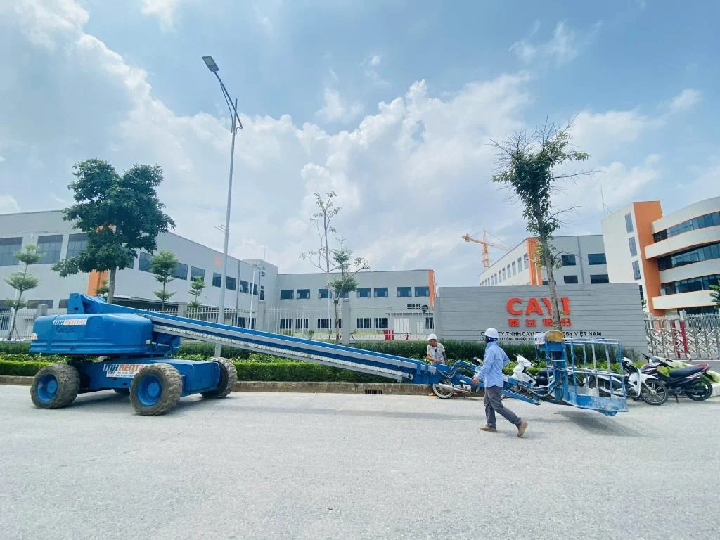 Xe Genie S85 trong hồ sơ bàn giao cho Khuông Việt tại Yên Phong, Bắc Ninh
