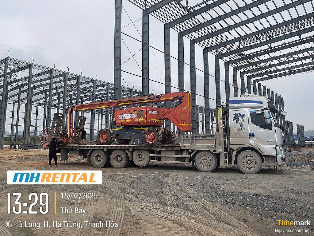 Vận chuyển xe nâng người đến Hà Long, Thanh Hóa
